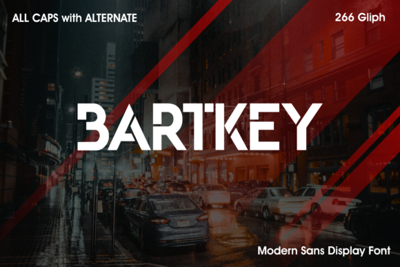 Bartkey: A Bold Typeface for Modern Creative Projects