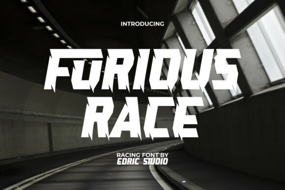Furious Race Display Font: Capturing Speed in Design