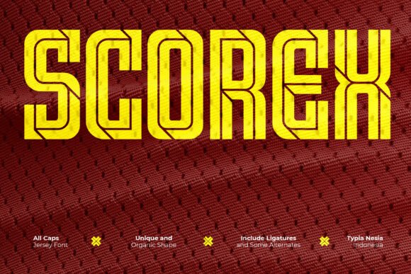 Scorex: The Modern Typeface for High-Energy Branding