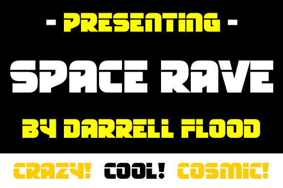 Space Rave: A Modern Typeface for Futuristic Design